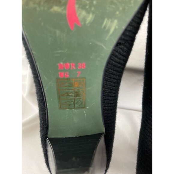 Poet License Girlhoodcore Ribbon Lace Heels Women's Size 7 Coquette Artwear - Picture 10 of 12